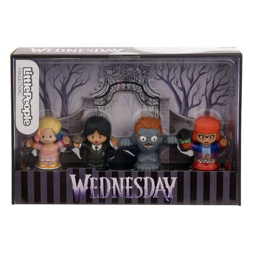 Wednesday pack 4 minifigurines Fisher-Price Little People Collector 6 cm