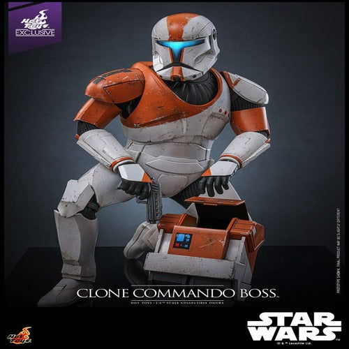 Star Wars: The Clone Wars figurine 1/6 Clone Commando Boss Hot Toys Exclusive 30 cm