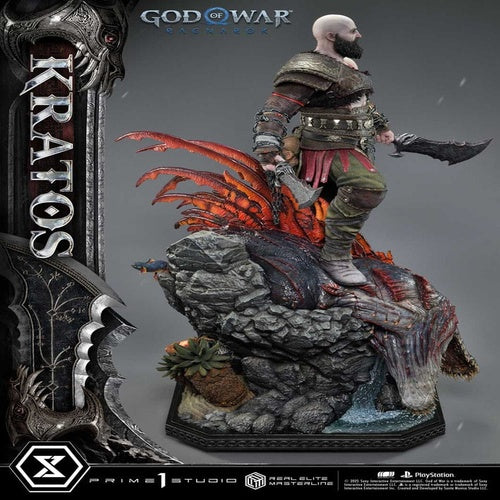 God of War: Ragnarok Real Elite Masterline Series Statue 1/3 Kratos 95 cm