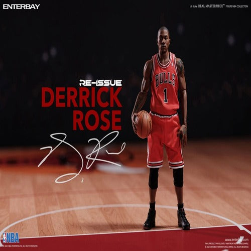 NBA Collection figurine Real Masterpiece 1/6 Derrick Rose Limited Retro Edition 30 cm