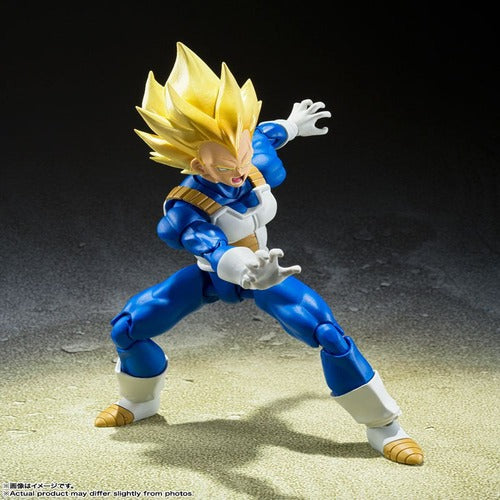 Dragon Ball Z S.H. Figuarts Actionfigur Super Saiyan Vegeta (Awakened Super Saiyan Blood) 14 cm