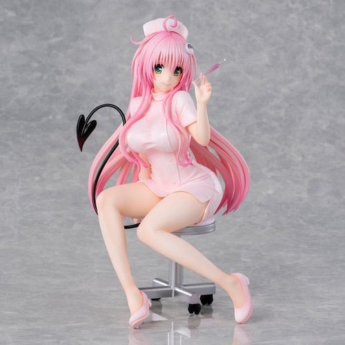 To Love-Ru Darkness statuette PVC Lara Satalin Deviluke Nurse Cos 26 cm