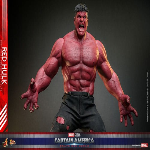 Captain America: Brave New World figurine Movie Masterpiece 1/6 Hulk Red Hulk 47 cm
