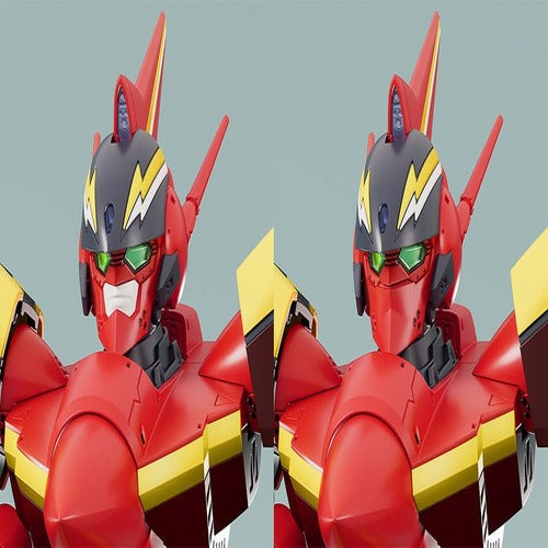 The Super Dimension Fortress Macross PLAMAX figurine Plastic Model Kit 1/72 VF-19 Custom Fire Valkyrie (Basara Nekki Unit) 22 cm