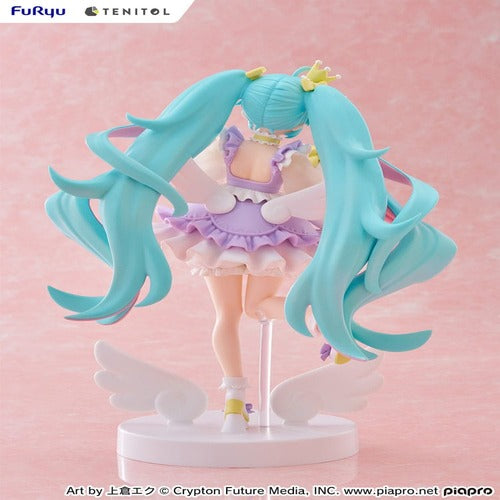 Hatsune Miku statuette PVC Tenitol Hatsune Miku Yumekawa Princess Lavender Ver. 21 cm