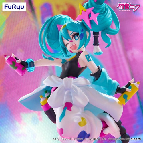Hatsune Miku statuette PVC Trio-Try-iT Miku Paint Girl 19 cm