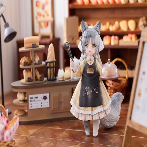 Decorated Life Collection statuette PVC Tea Time Cats - Cat Town Bakery Staff & Customer Set 12 cm