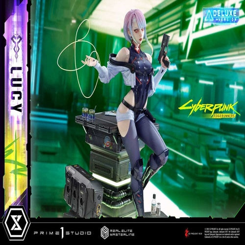 Cyberpunk: Edgerunners Real Elite Masterline Series Statue 1/4 Lucy Deluxe Bonus Version 50 cm