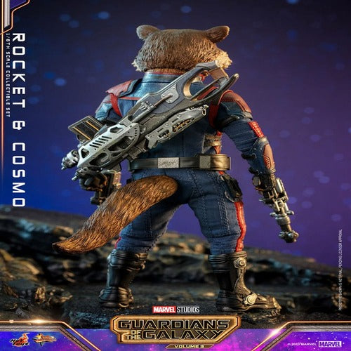 Guardians of the Galaxy Vol. 3 Movie Masterpiece Actionfiguren 1/6 Rocket & Cosmo 16 cm