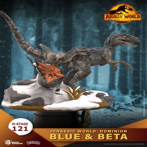 Jurassic World: Ein neues Zeitalter D-Stage PVC Diorama Blue & Beta 13 cm reproduktion