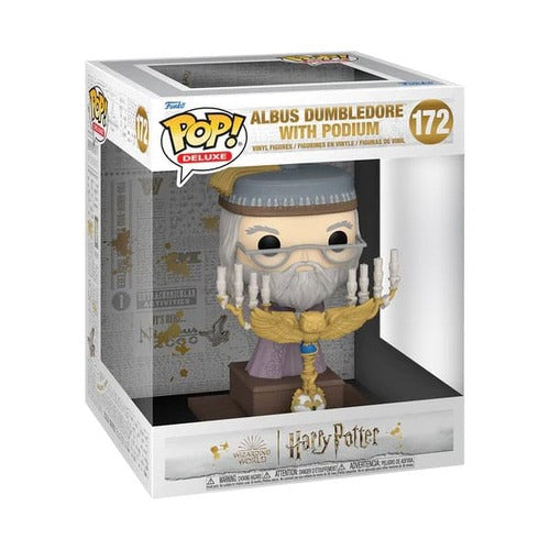 Harry Potter POP! Deluxe Vinyl figurine Deluxe Dumbledore w/Podium 12 cm