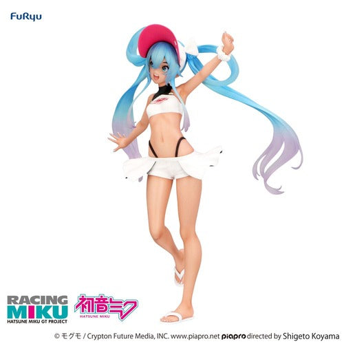 Hatsune Miku GT Project statuette PVC Trio-Try-iT Racing Miku 2024 Summer Holiday Ver. 23 cm