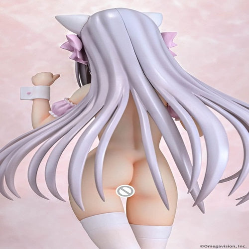 Tsuki ni Yorisou Otome no Sahou statuette PVC 1/6 Luna Sakurakouji Cat Maid Sakura Color Ver. 26 cm