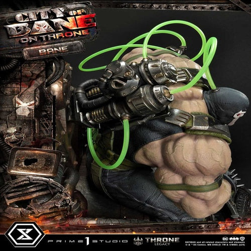 DC Comics Throne Legacy Collection Statue 1/4 Batman Bane on Throne Deluxe Bonus Version 61 cm