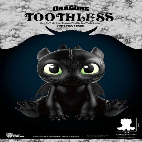 Dragons tirelire Piggy Vinyl Toothless 30 cm