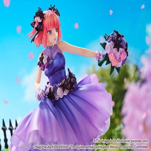 The Quintessential Quintuplets: The Movie PVC Statue 1/7 Nino Nakano Floral Dress Ver. 25 cm
