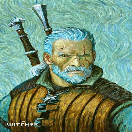 The Witcher III: Wild Hunt Game Art Chronicles Puzzle Geralt inspired by Vincent van Gogh (1000 pièces)