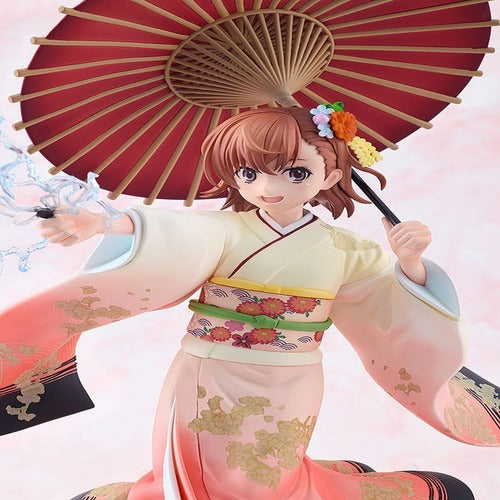 A Certain Scientific Railgun T statuette 1/7 Mikoto Misaka Furisode Kimono Ver. 28 cm