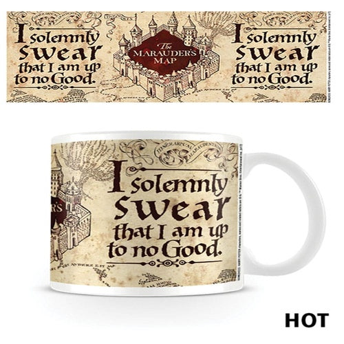 Harry Potter mug effet thermique Marauder's Map