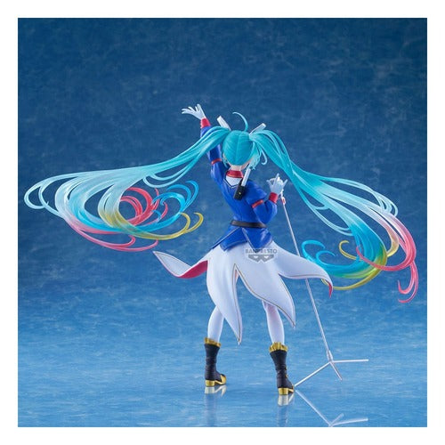 Gundam X Miku statuette PVC Banpresto Evolve Hatsune Miku Figure 21 cm