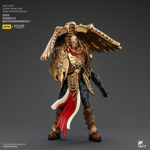Warhammer The Horus Heresy figurine 1/18 Legio Custodes Custodian Venatari Squad Venatari with Kenetic Destroyer 2 13 cm