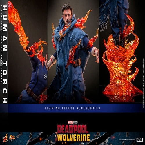 Deadpool & Wolverine Movie Masterpiece Actionfigur 1/6 Human Torch 31 cm