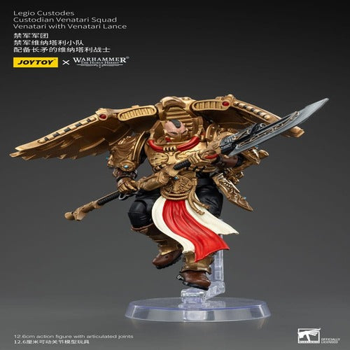 Warhammer The Horus Heresy figurine 1/18 Legio Custodes Custodian Venatari Squad Venatari with Venatari Lance 13 cm