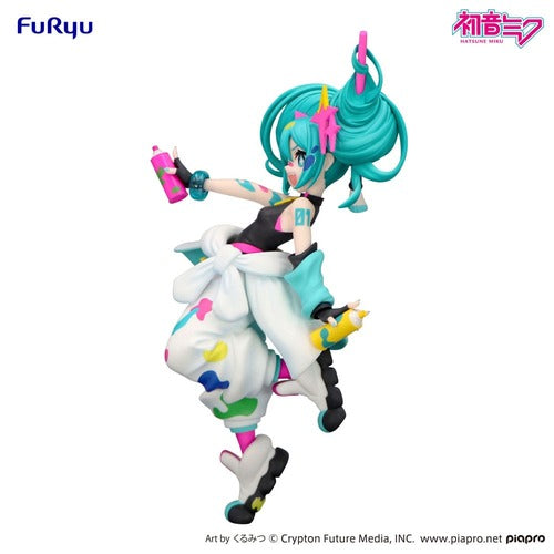 Hatsune Miku statuette PVC Trio-Try-iT Miku Paint Girl 19 cm