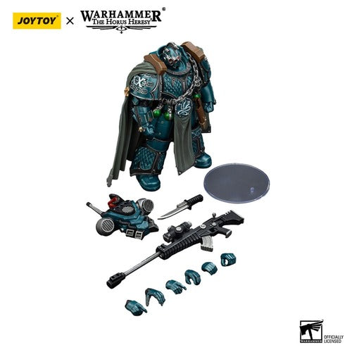 Warhammer The Horus Heresy figurine Alpha Legion Exodus The One who is Many With Sniper Rifle And Power Dagger 20 cm