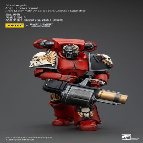 Warhammer The Horus Heresy figurine 1/18 Blood Angels Angel's Tears Squad Arch-Erelim with Angel's Tears Grenade Launcher 12 cm
