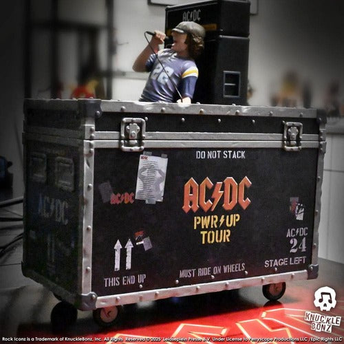 AC/DC statuette Rock Ikonz On Tour PWR UP Tour Road Case