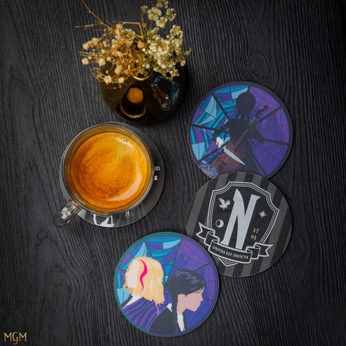 Wednesday Untersetzer 4er-Pack
