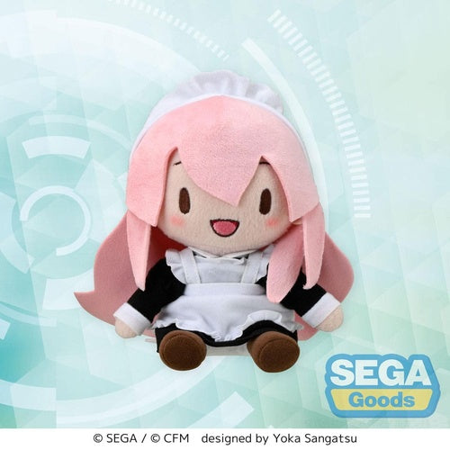 Hatsune Miku: Project DIVA Arcade Future Tone peluche Fuwa Petit Megurine Luka Maid Ver. (EX) 16 cm