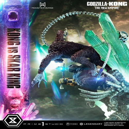 Godzilla x Kong: The New Empire Ultimate Diorama Masterline Series Statue Kong vs Skar King 104 cm
