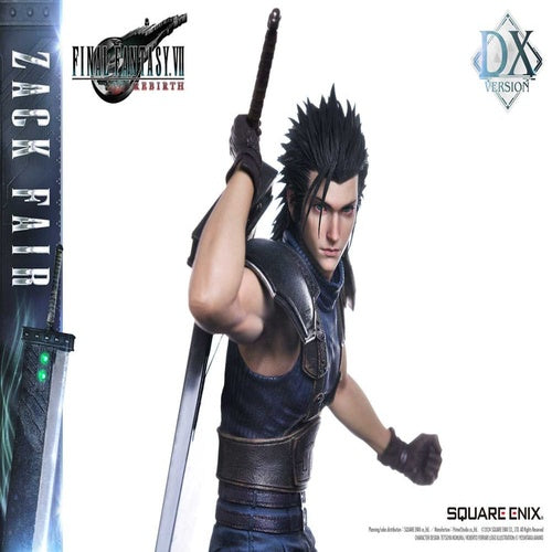 Final Fantasy VII Rebirth statuette 1/4 Zack Fair Deluxe Ver. 57 cm