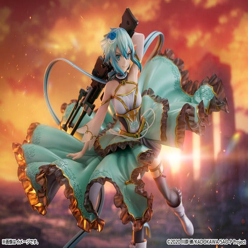 Sword Art Online statuette PVC SHIBUYA SCRAMBLE FIGURE 1/7 Sinon Crystal Dress Ver. 29 cm