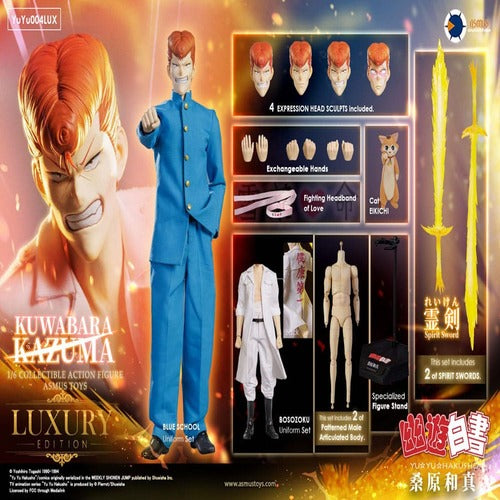Yu Yu Hakusho figurine 1/6 Kazuma Kuwabara (Luxury Version) 30 cm