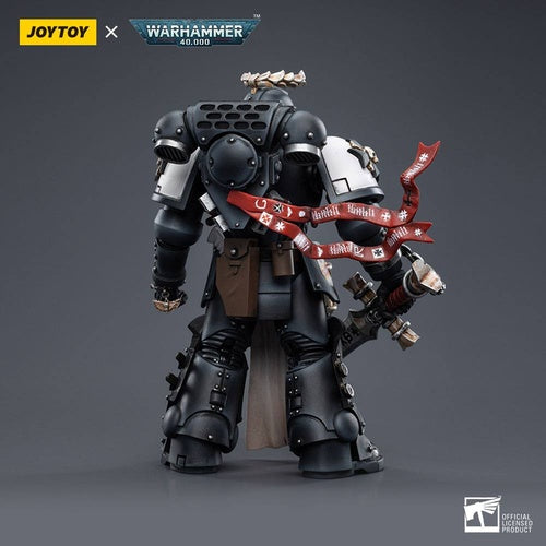 Warhammer 40k Actionfigur 1/18 Black Templars The Emperors Champion Rolantus 12 cm