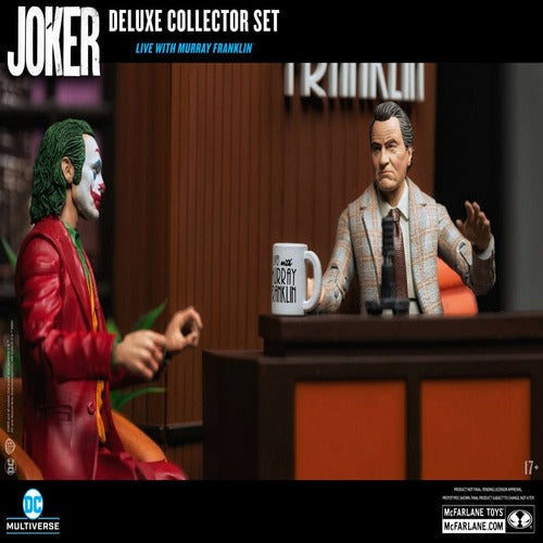 Joker DC Multiverse (Joker Movie) figurine Deluxe Colllector The Joker (Live with Murray Franklin) Limited Edition 18 cm