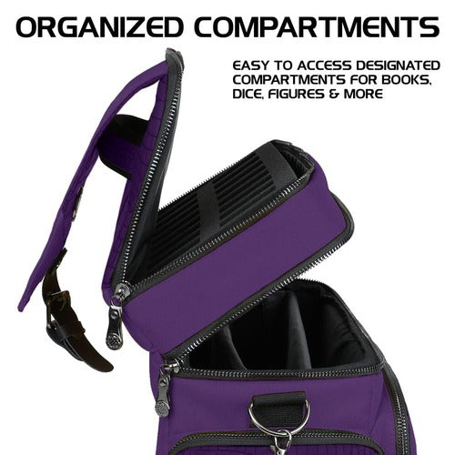 Enhance Tabletop Series Collectors Edition Adventurer's Travel Bag Purple