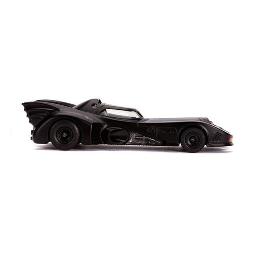 Batman 1989 1/32 Hollywood Rides 1989 Batmobile métal avec figurine