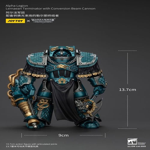 Warhammer The Horus Heresy figurine Alpha Legion Lernaean Terminator with Conversion Beam Cannon 20 cm