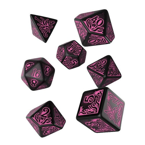 Call of Cthulhu 7ème édition pack dés Black & Magenta (7)