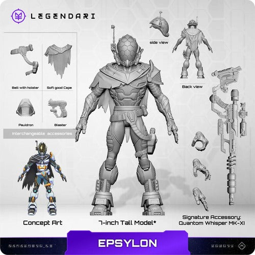 Legendari figurine 1/10 Epsylon 18 cm
