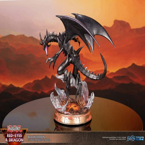 Yu-Gi-Oh! statuette PVC Red-Eyes B. Dragon Black Colour 33 cm