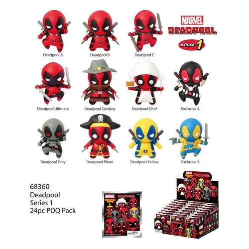 Deadpool série 1 présentoir porte-clés sac à dos (24)