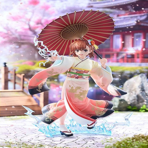 A Certain Scientific Railgun T statuette 1/7 Mikoto Misaka Furisode Kimono Ver. 28 cm