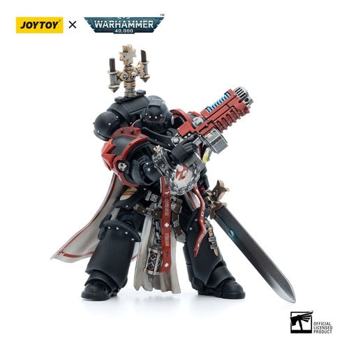 Warhammer 40k figurine 1/18 Black Templars Sword Brethren Brother Lombast 12 cm