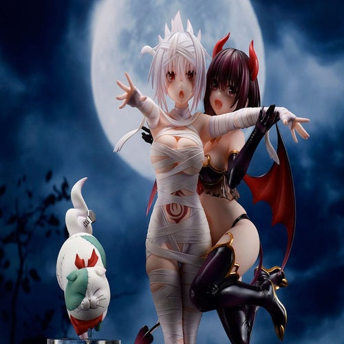 Ayakashi Triangle statuette PVC Matsuri Kazamaki & Suzu Kanade & Shirogane 25 cm
