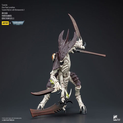 Warhammer 40k figurine 1/18 Tyranids Hive Fleet Leviathan Tyranid Warrior with Boneswords 2 15 cm